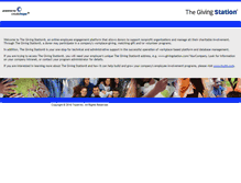 Tablet Screenshot of givingstation.com